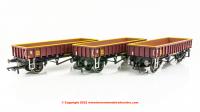 R60163 Hornby MHA Ballast Wagon Triple Pack in EWS unbranded livery - Era 8